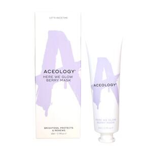 Aceology Here We Glow Berry Face Mask - 2.19 fl oz/65 ml - NIB